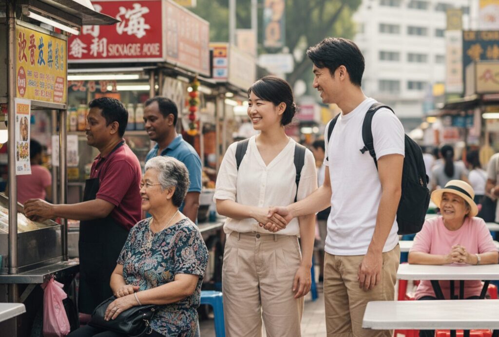 シンガポールの多言語でのあいさつ